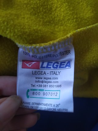 Giacca Sportiva Legea Blu e Giallo