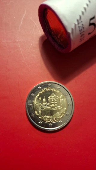 Moneda 2 Euros España 2026 Monasterio de Poblet SC