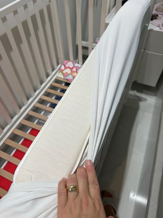 Cuna blanca para bebé