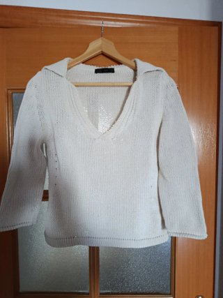 Jersey Zara Blanco
