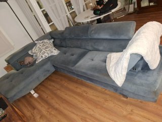 Sofá Chaiselongue Gris