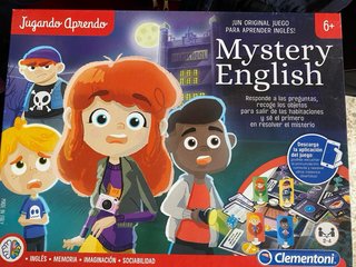 Lote 2 juegos en ingles:Conector y Mystery english