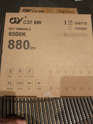 2 Cajas de 12 Bombillas LED cada una