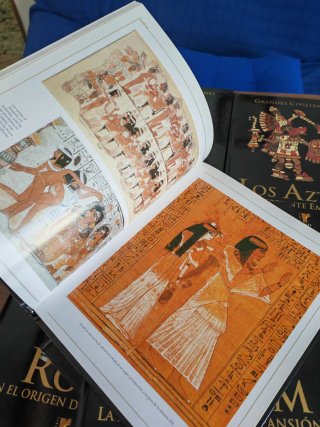 Colección grandes civilizaciones. Ediciones rueda.