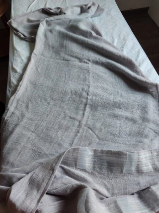 Juego de 2 cortinas grises
