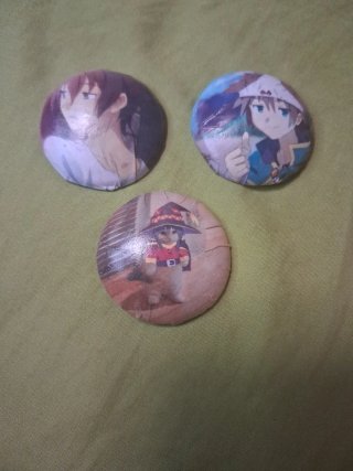 Chapas de Konosuba caseras