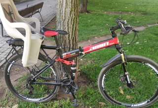 Bicicleta plegable doble suspension