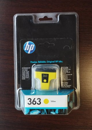Cartucho Tinta HP 363 Amarillo