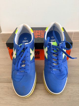 Zapatillas Fútbol Munich Azul Talla 43