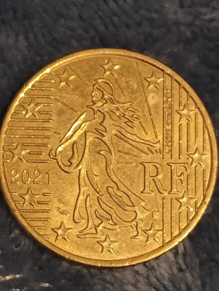 Moneda 50 céntimos Francia 2021 RF