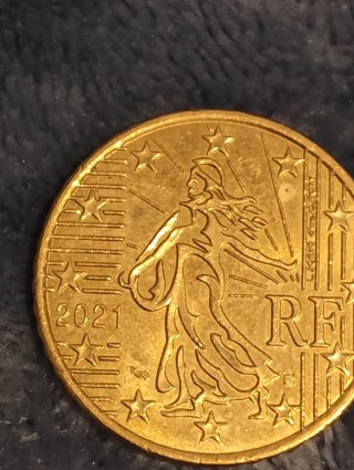 Moneda 50 céntimos Francia 2021 RF