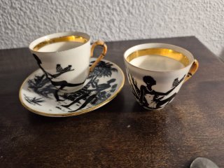 Tazas Limoges Antiguas Colección