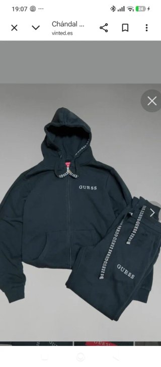 Chándal Guess Mujer Negro Talla S