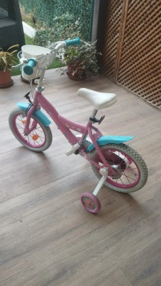 Bicicleta Infantil Peppa Pig con Ruedines