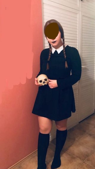 Vestido estilo Merlina