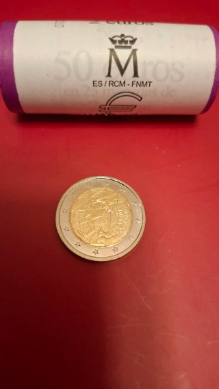Moneda 2 Euros España 2022 Erasmus