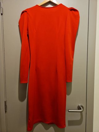 Vestido largo fiesta rojo