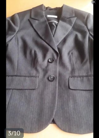 Traje chaqueta Yessica gris mujer