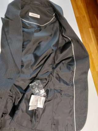 Traje chaqueta Yessica gris mujer