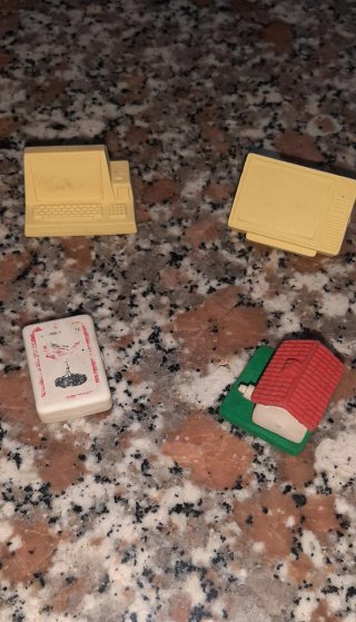 Lotto 4 Gomme Vintage Mulino Bianco