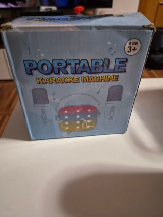 Máquina de Karaoke Portátil con 2 Micrófonos