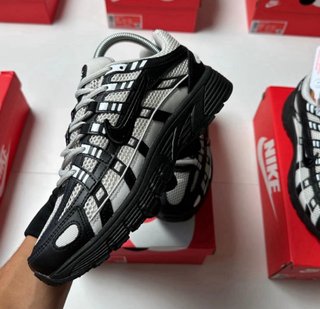 Nike P-6000 Black White Neutral Grey - Talla 43
