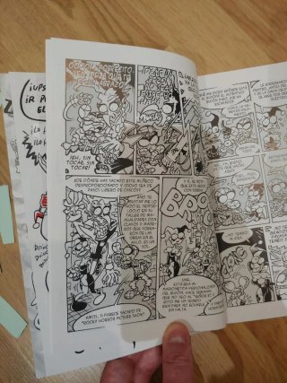 Cómic Arkam firmado con dibujo original