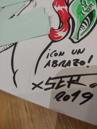 Cómic Arkam firmado con dibujo original