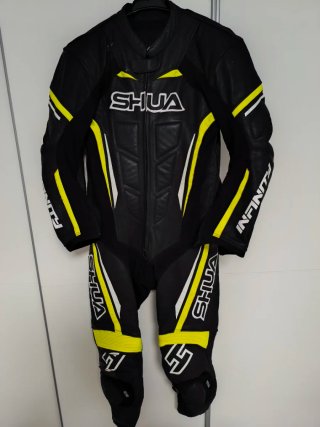 Mono de Moto SHUA Negro y Amarillo