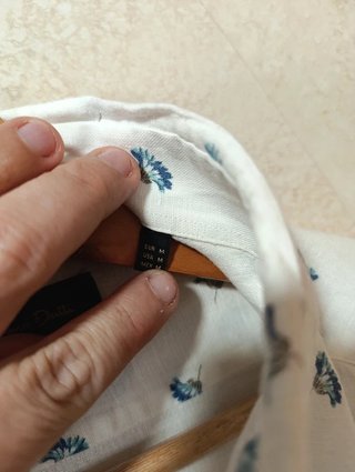 Camisa de lino talla M Massimo Dutti