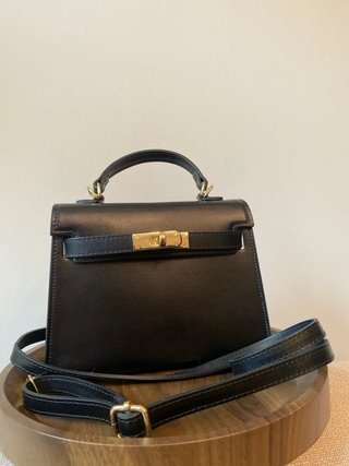 Bolso Negro - cuero
