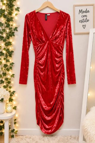 Vestido de fiesta rosa