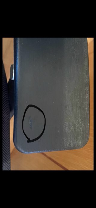 Silla de oficina ergonómica negra