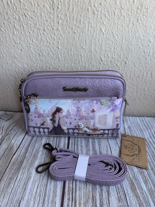 Bolso Sweet Candy Morado Estampado
