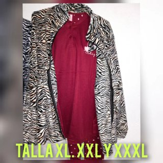 Pijama Bata Animal Print