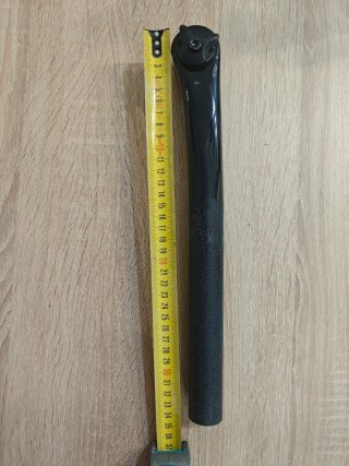 Tija carbono 340mm raíles redondos 30,9mm diámetro