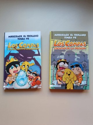 Lote Libros Los Compas 1 y 2 - Mikecrack