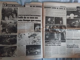 Periódico Fernando Martín Real Madrid 1989