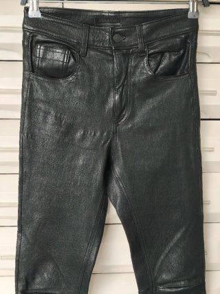 Pantalones de cuero Mon & Pau negros