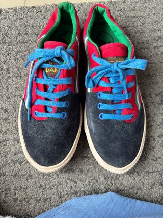 Zapatillas Ganso Azul y Rojo