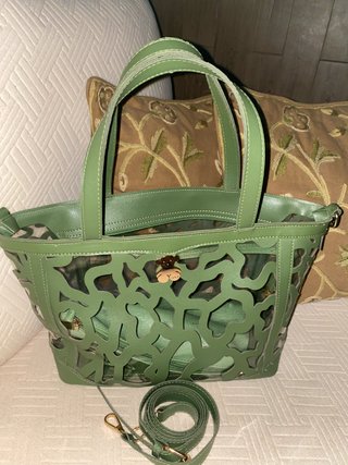 Bolso Hombro/Bandolera Verde Estilo Tous