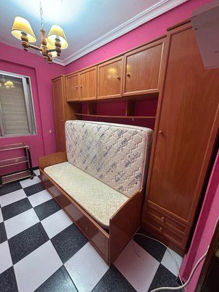 Dormitorio individual completo