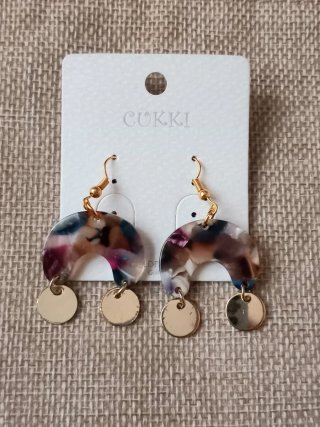 Pendientes Media Luna Cukki