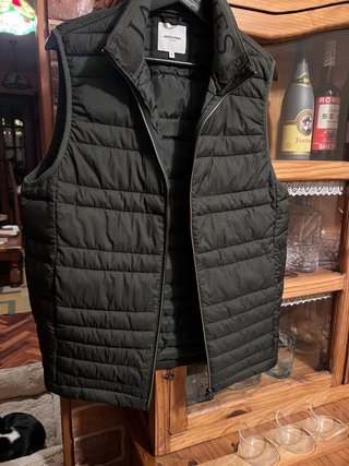 Chaleco acolchado Jack & Jones verde