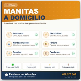 Manitas a domicilio Sevilla · Reparaciones