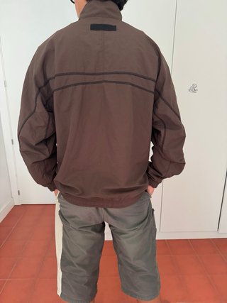 Chaqueta Cortavientos Adidas Vintage Marrón