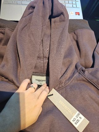 Sudadera Fear of God Essentials Marrón Talla S