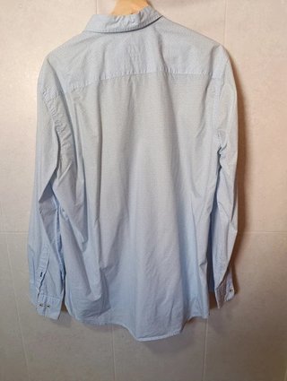 Camisa estampada azul talla XL