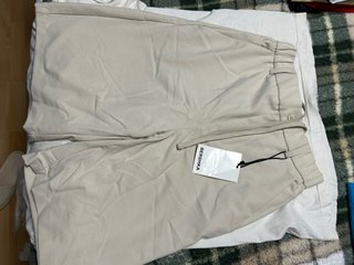 Pantalón baggy Bershka beige