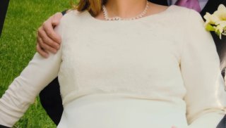 Vestido de novia con cancan